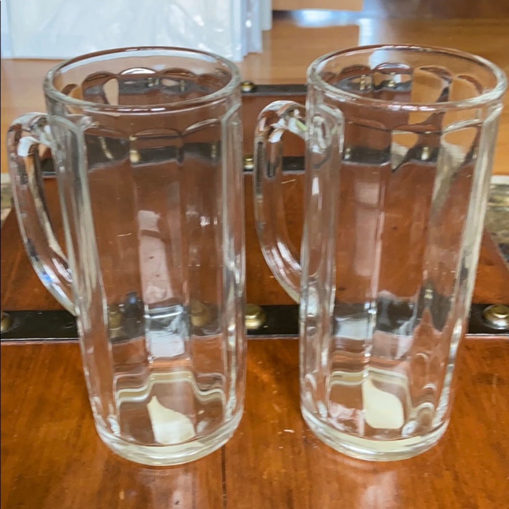 6 in total tall beer mugs